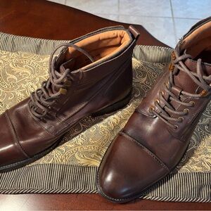 Kenneth Cole Reaction Men’s Brown Leather Boots